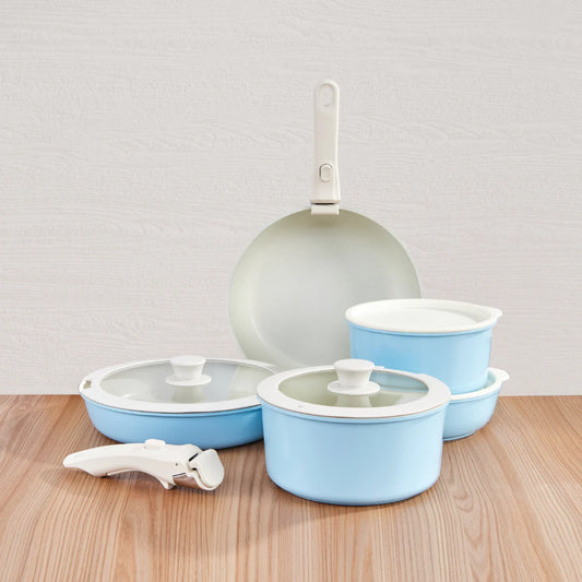 Gourmetific™ Cookware Set - Sky Blue