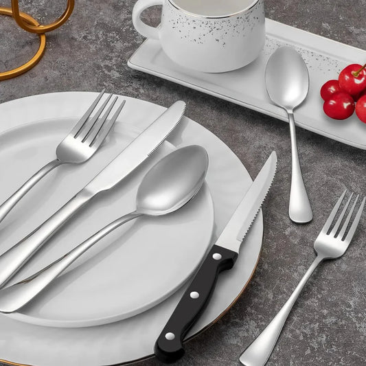 Gourmetific™ Stainless Steel Cutlery Set