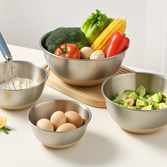 Gourmetific™ Stainless Steel Bowl Set