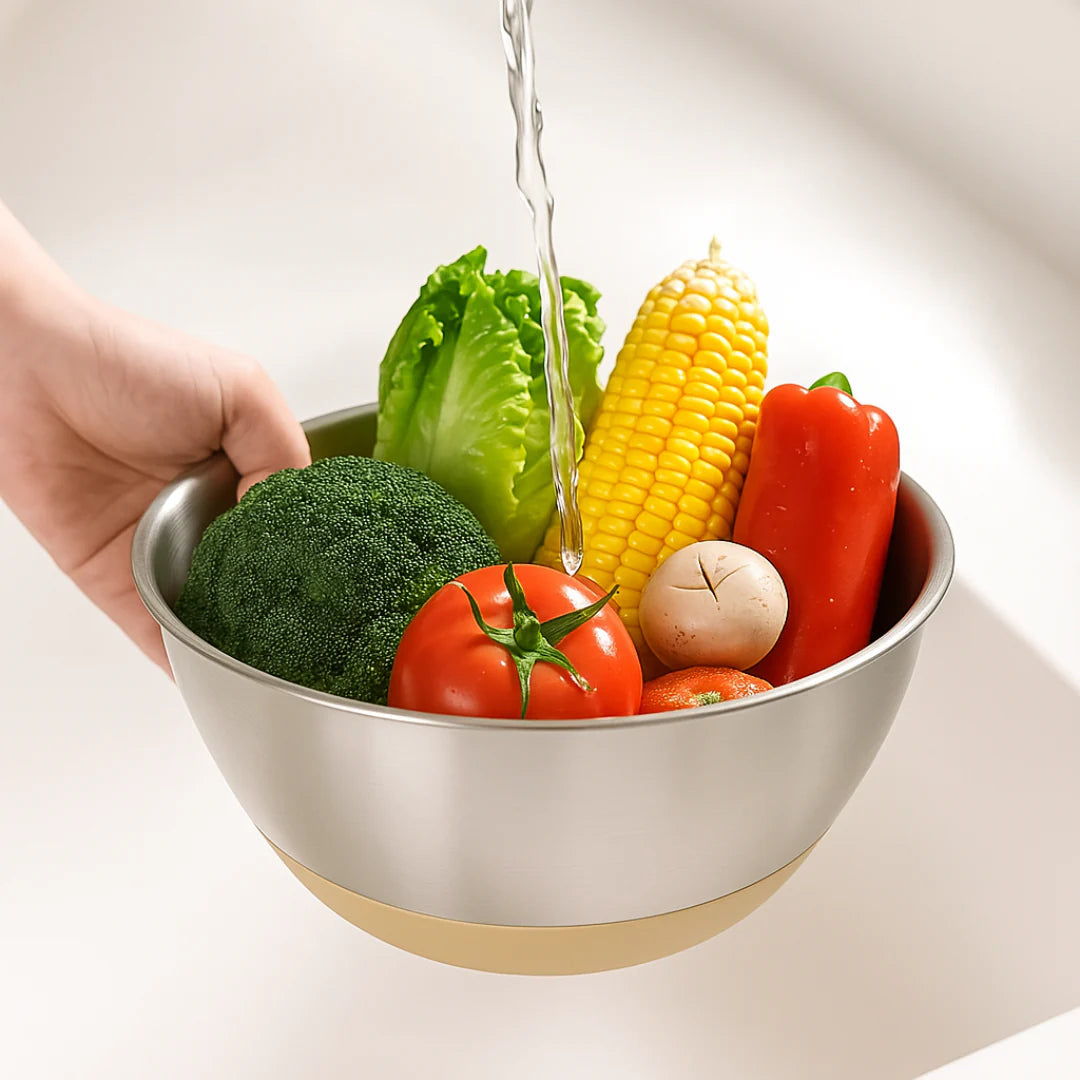 Gourmetific™ Stainless Steel Bowl Set
