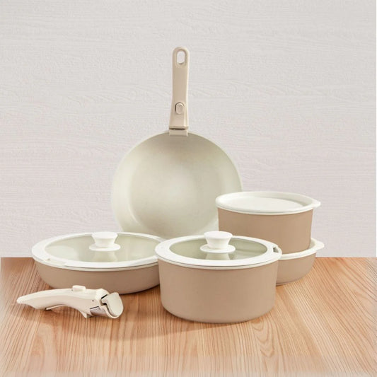 Gourmetific™ Cookware Set - Taupe
