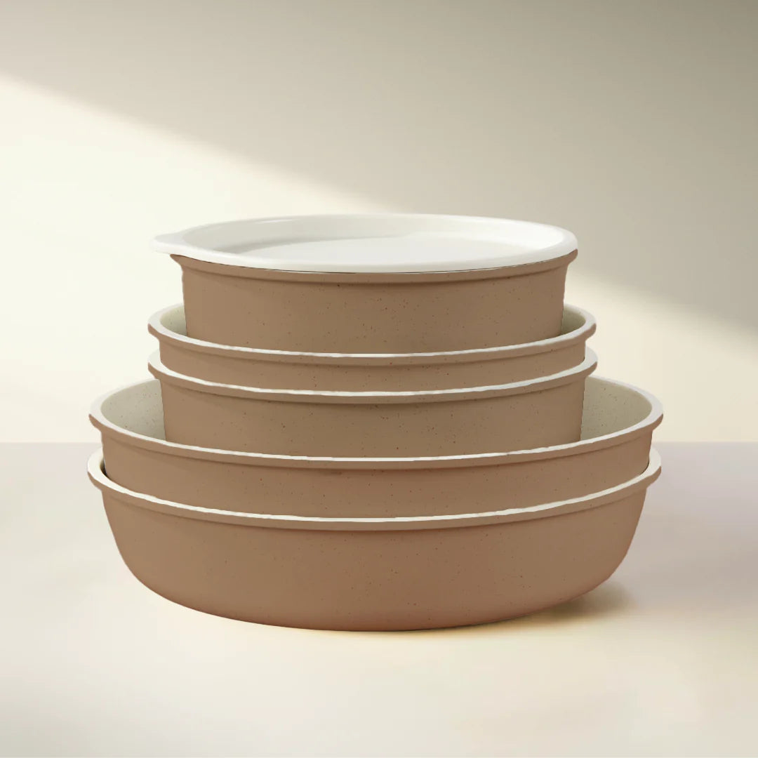 Gourmetific™ Cookware Set - Taupe