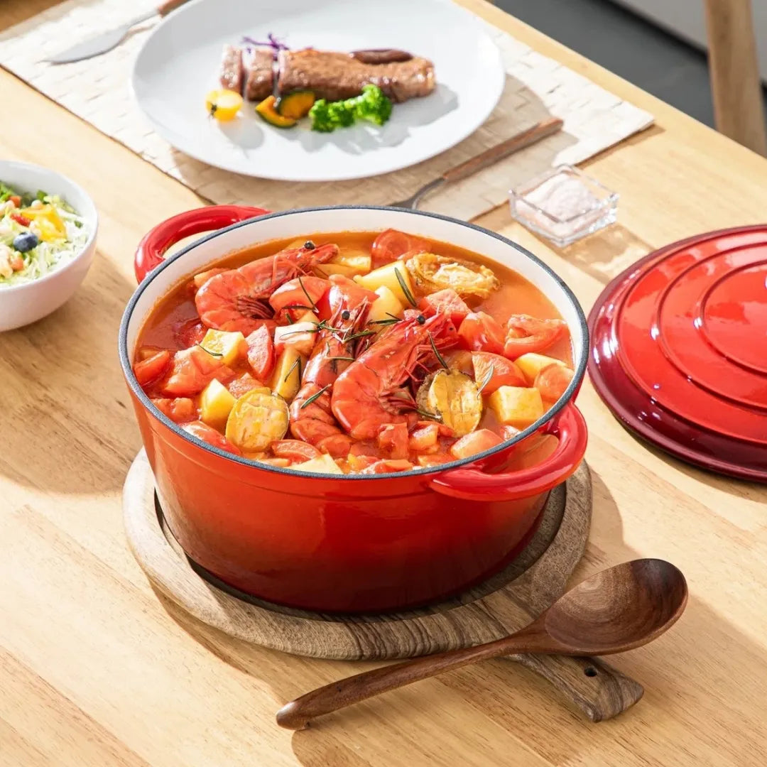 Gourmetific™ Cast Iron Dutch Oven