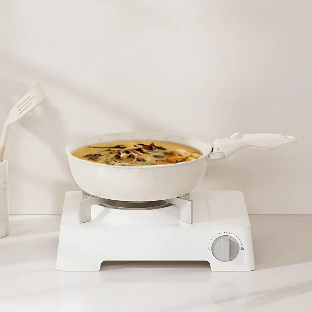 Gourmetific™ Cookware Set - Cream