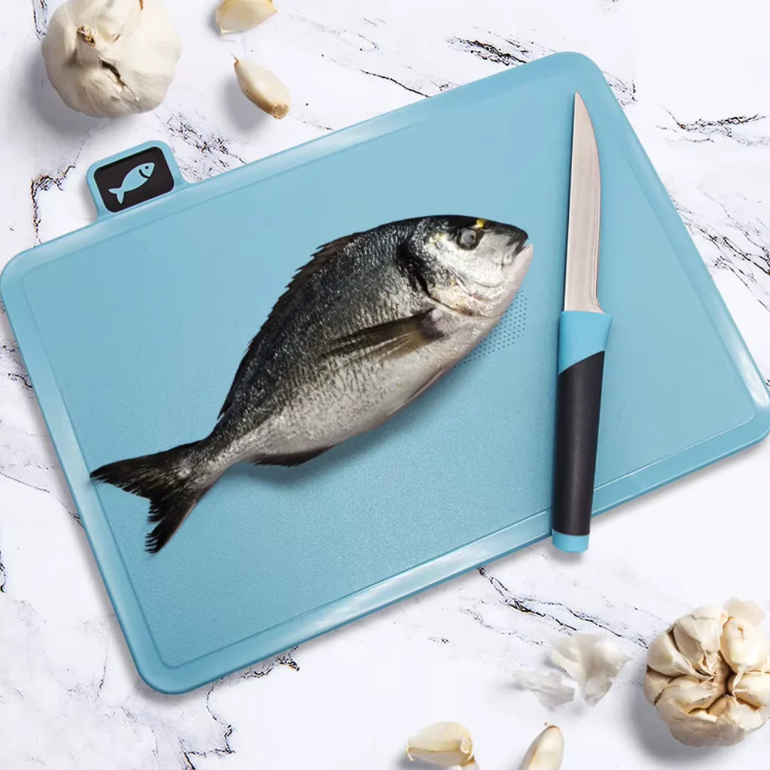 Gourmetific™ Smart Knife & Board Set