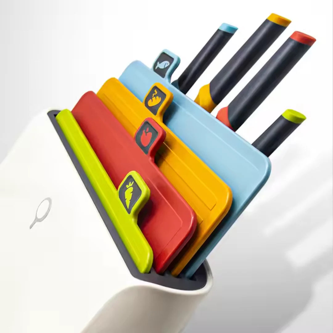Gourmetific™ Smart Knife & Board Set