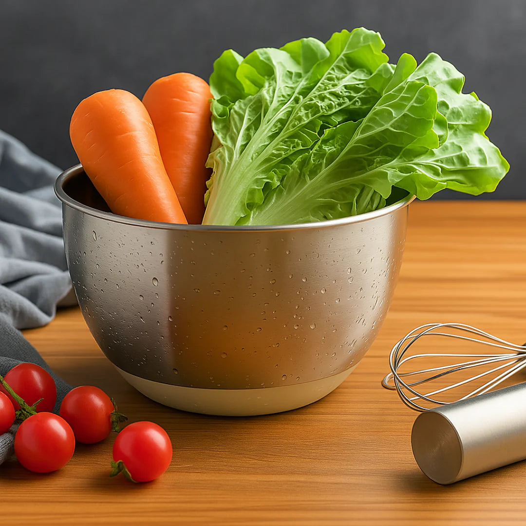 Gourmetific™ Stainless Steel Bowl Set