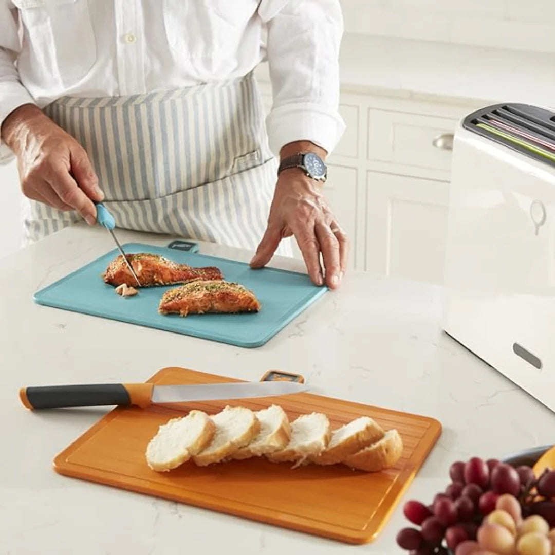 Gourmetific™ Smart Knife & Board Set