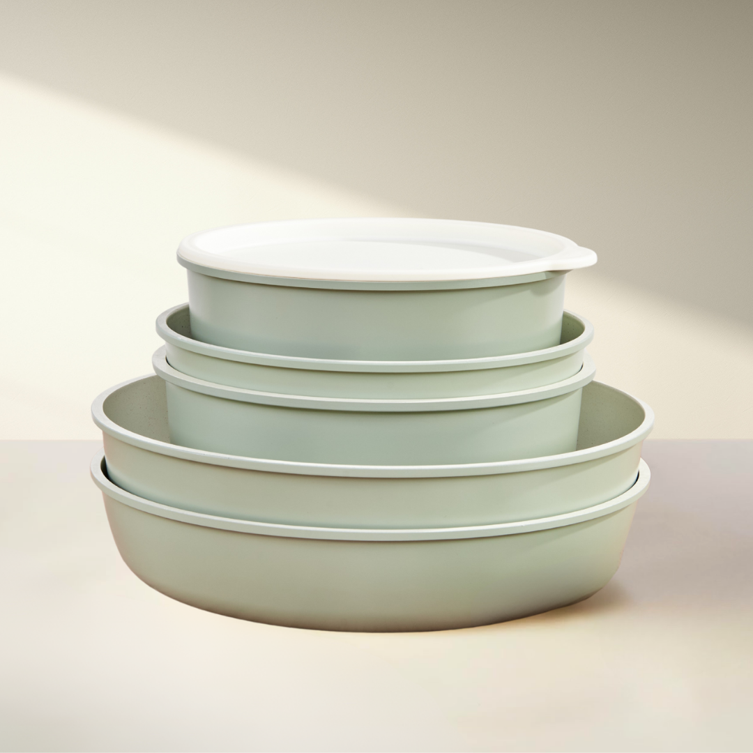 Gourmetific™ Cookware Set - Mint Green