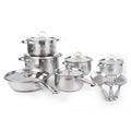 Gourmetific™ Stainless Steel Cookware & Utensils Set