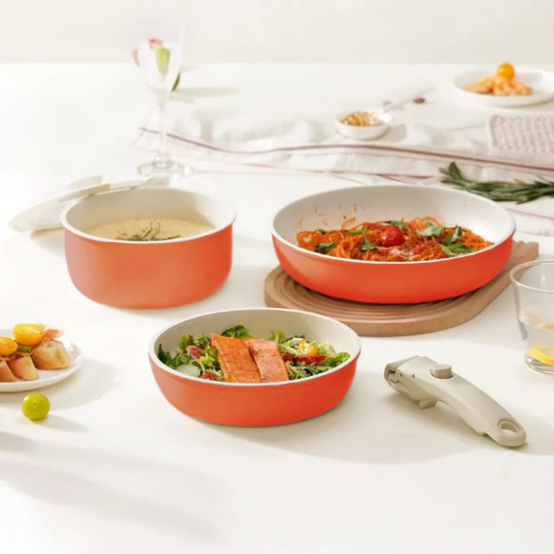 Gourmetific™ Cookware Set - Terracotta