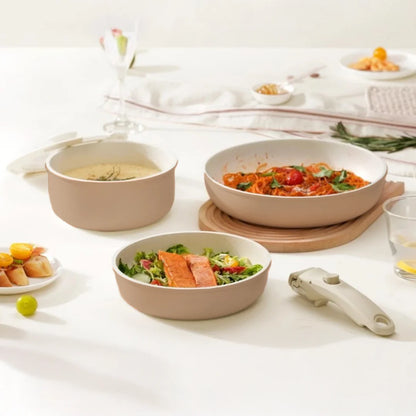 Gourmetific™ Cookware Set - Taupe